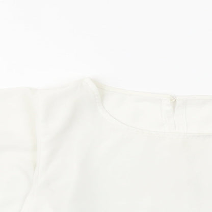 Womens UK Size 6 Select White Basic Blouse