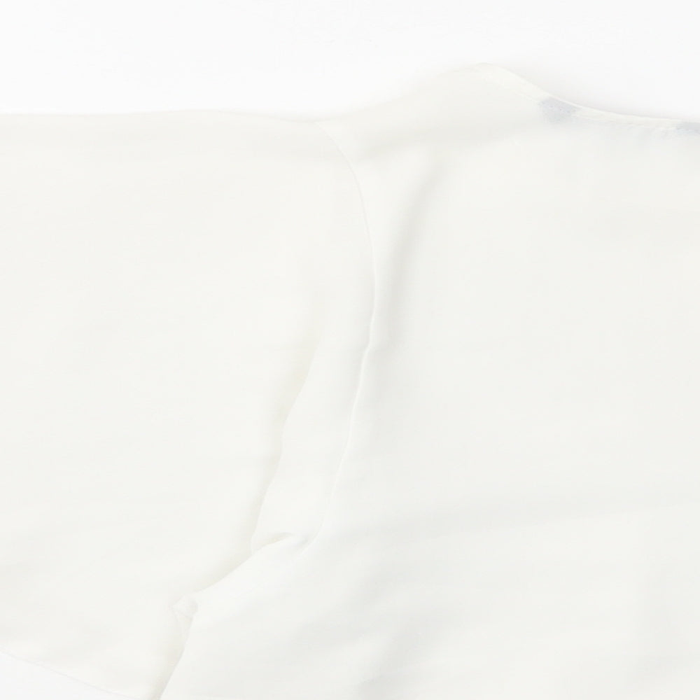 Womens UK Size 6 Select White Basic Blouse