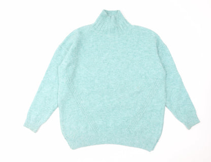 Womens UK Size S Topshop Blue Pullover Jumper