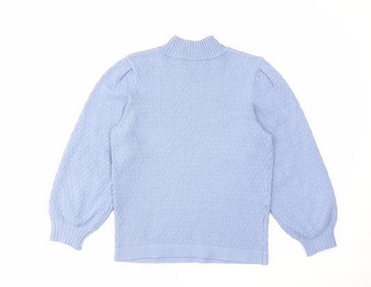Womens UK Size 10 NEXT Blue Pullover Jumper