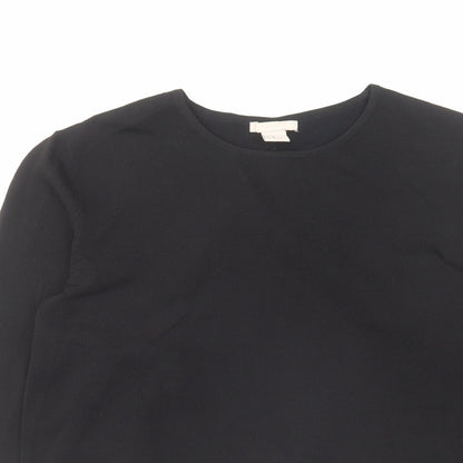 Womens UK Size 12 H&M Black Pullover Jumper