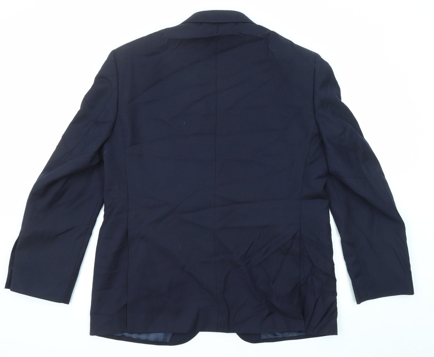 Autograph Mens Blue Wool Jacket Suit Jacket Size 42 Regular - Five-Button Sleeve