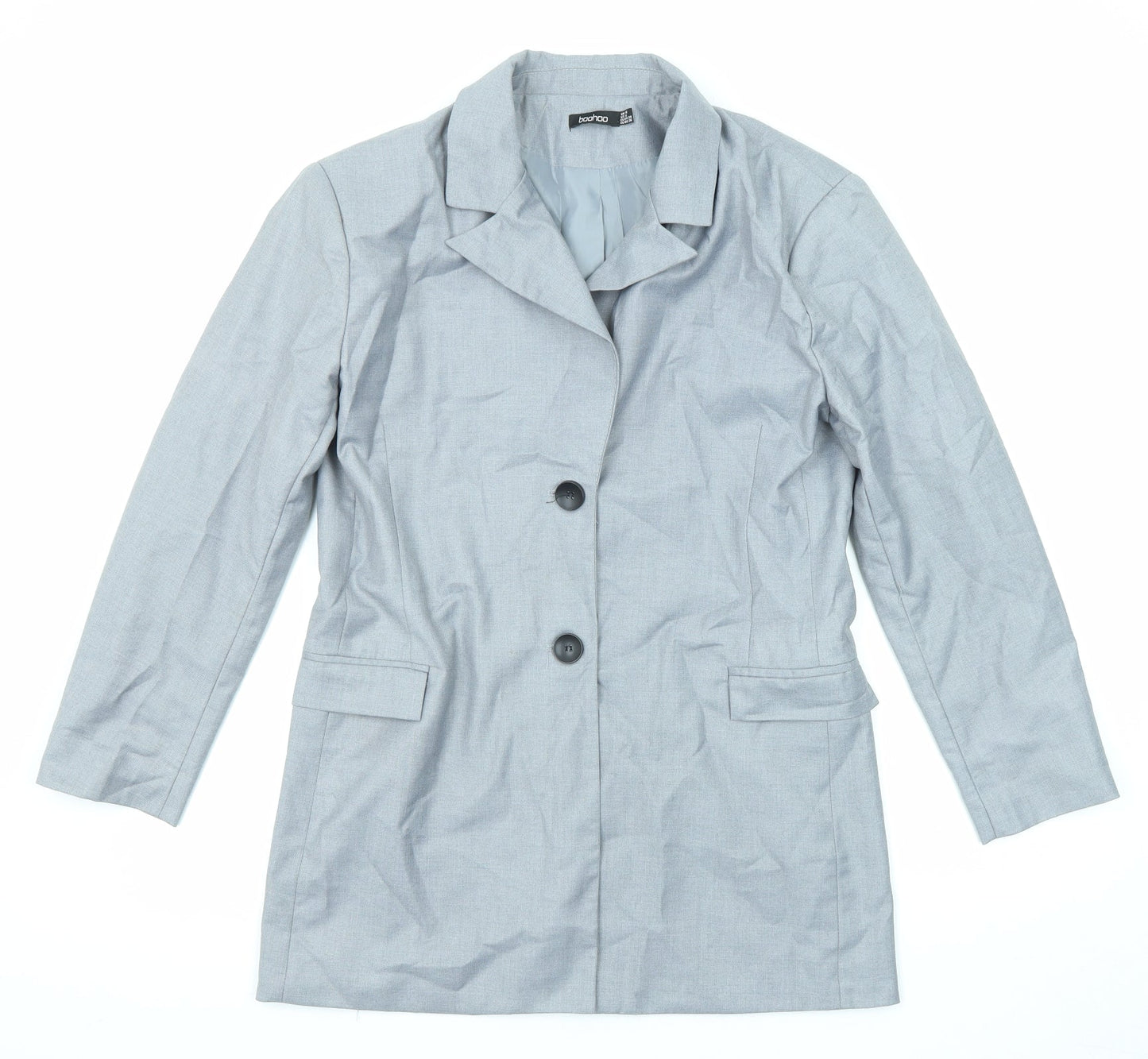 Womens UK Size 10 Boohoo Grey Jacket