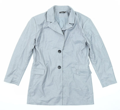 Womens UK Size 10 Boohoo Grey Jacket