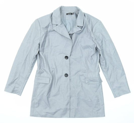 Womens UK Size 10 Boohoo Grey Jacket