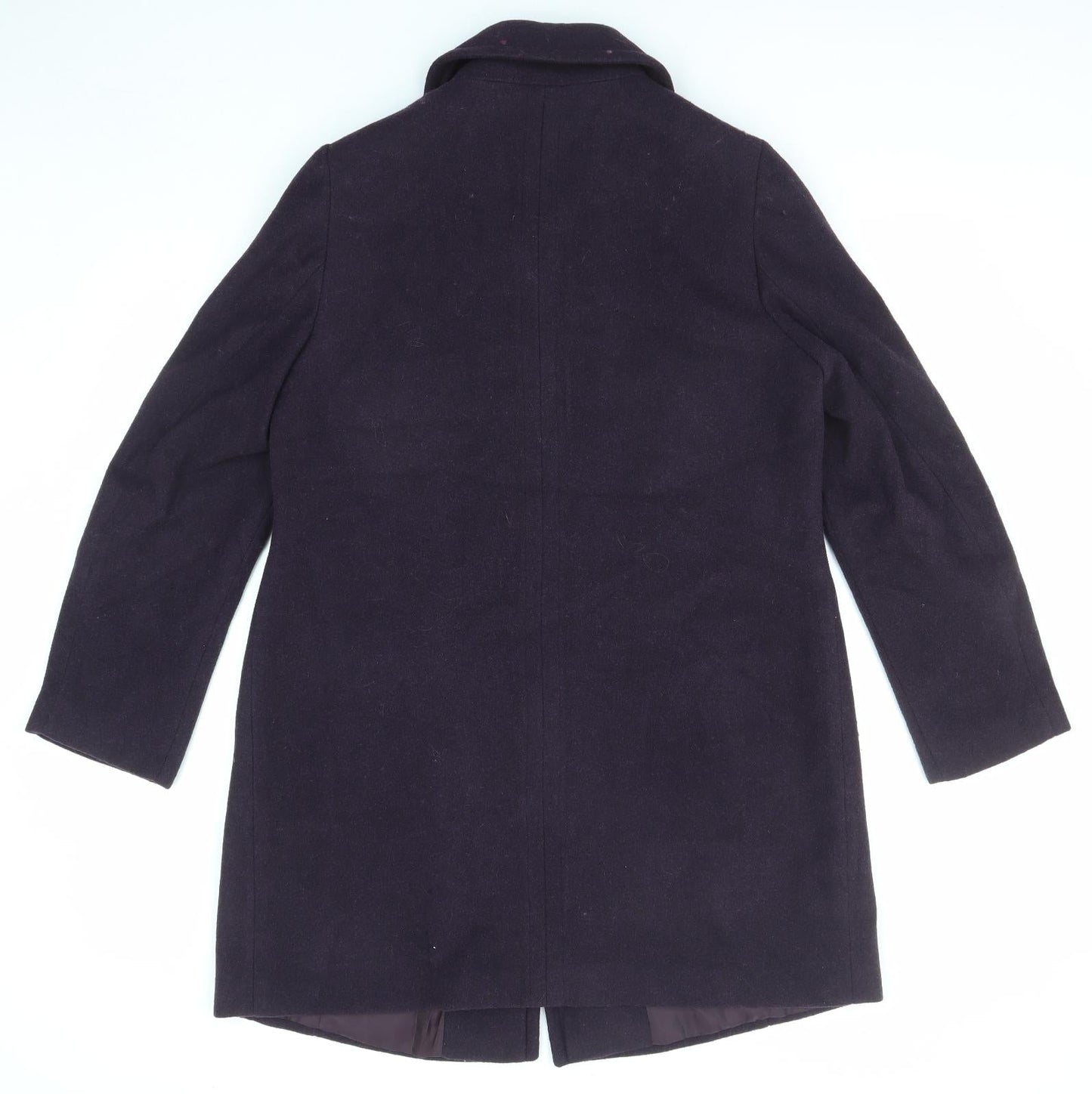 Womens UK Size 14 EWM Purple Overcoat