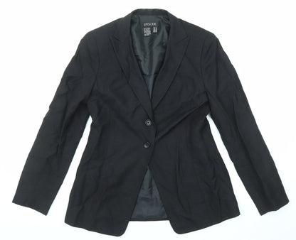 Womens UK Size 8 Episode Regular Black Blazer