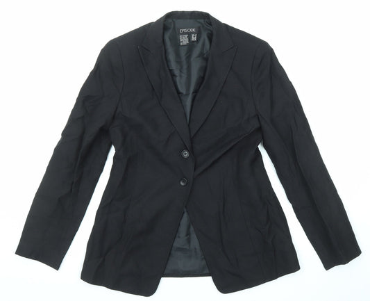 Womens UK Size 8 Episode Regular Black Blazer