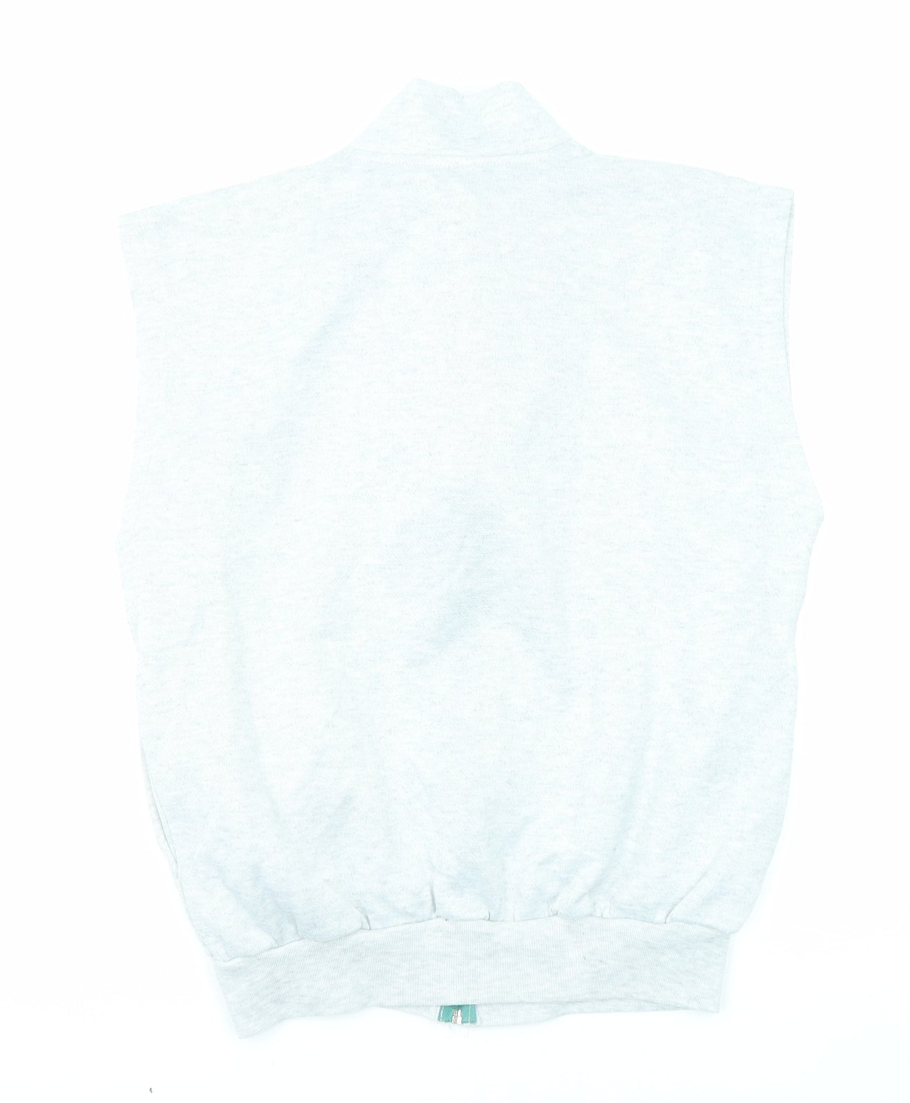 Active Mens Grey Polyester Full Zip Sweatshirt Size M