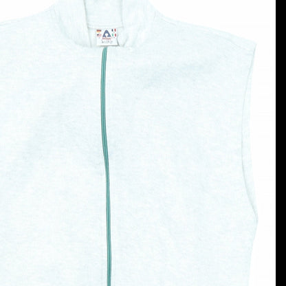 Active Mens Grey Polyester Full Zip Sweatshirt Size M