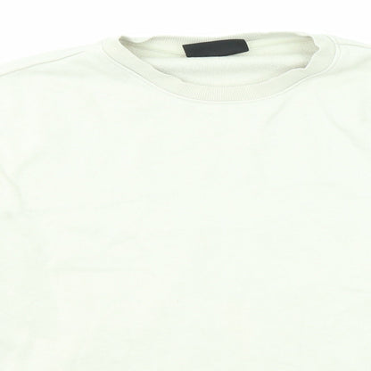 Mens UK Size M H&M Beige Pullover Sweatshirt