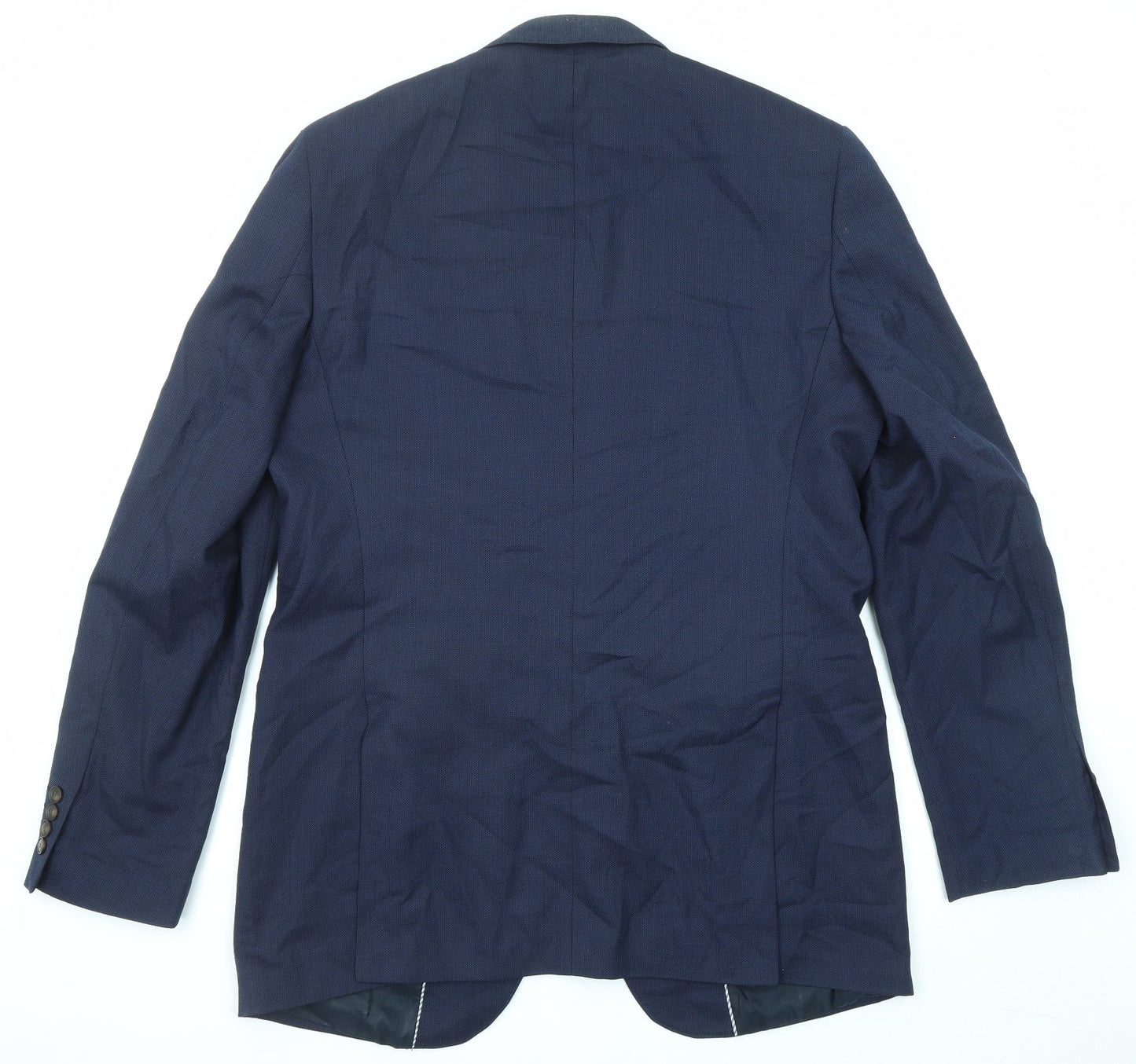 Mens UK Size 42 Marks and Spencer Regular Blue Suit Jacket
