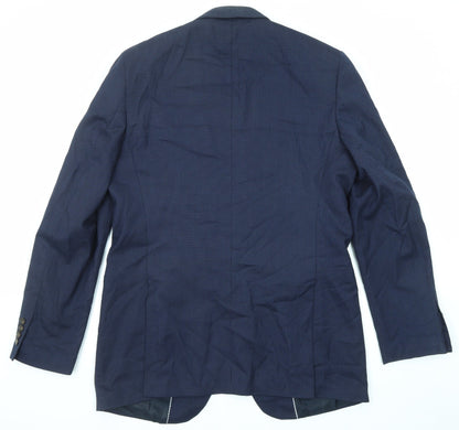 Mens UK Size 42 Marks and Spencer Regular Blue Suit Jacket
