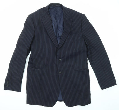 Mens UK Size 42 Marks and Spencer Regular Blue Suit Jacket