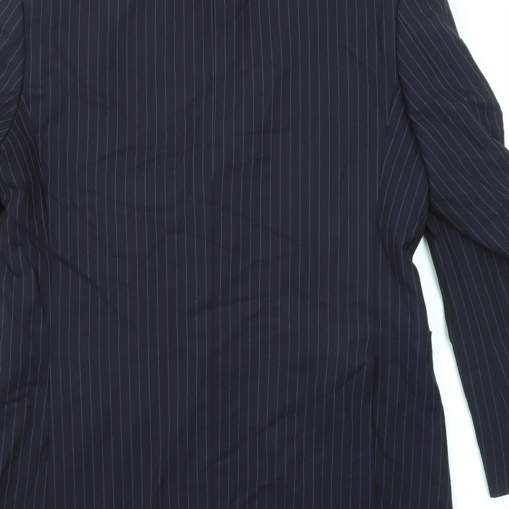 Mens UK Size 42 Marks and Spencer Regular Blue Suit Jacket