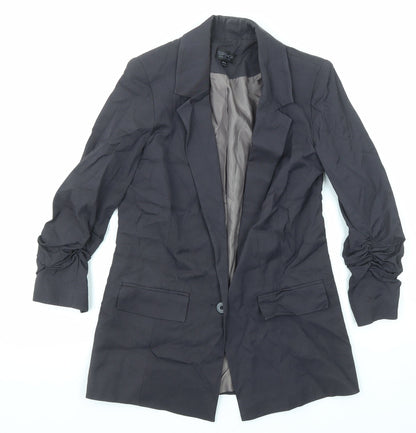 Womens UK Size 8 Topshop Black Jacket