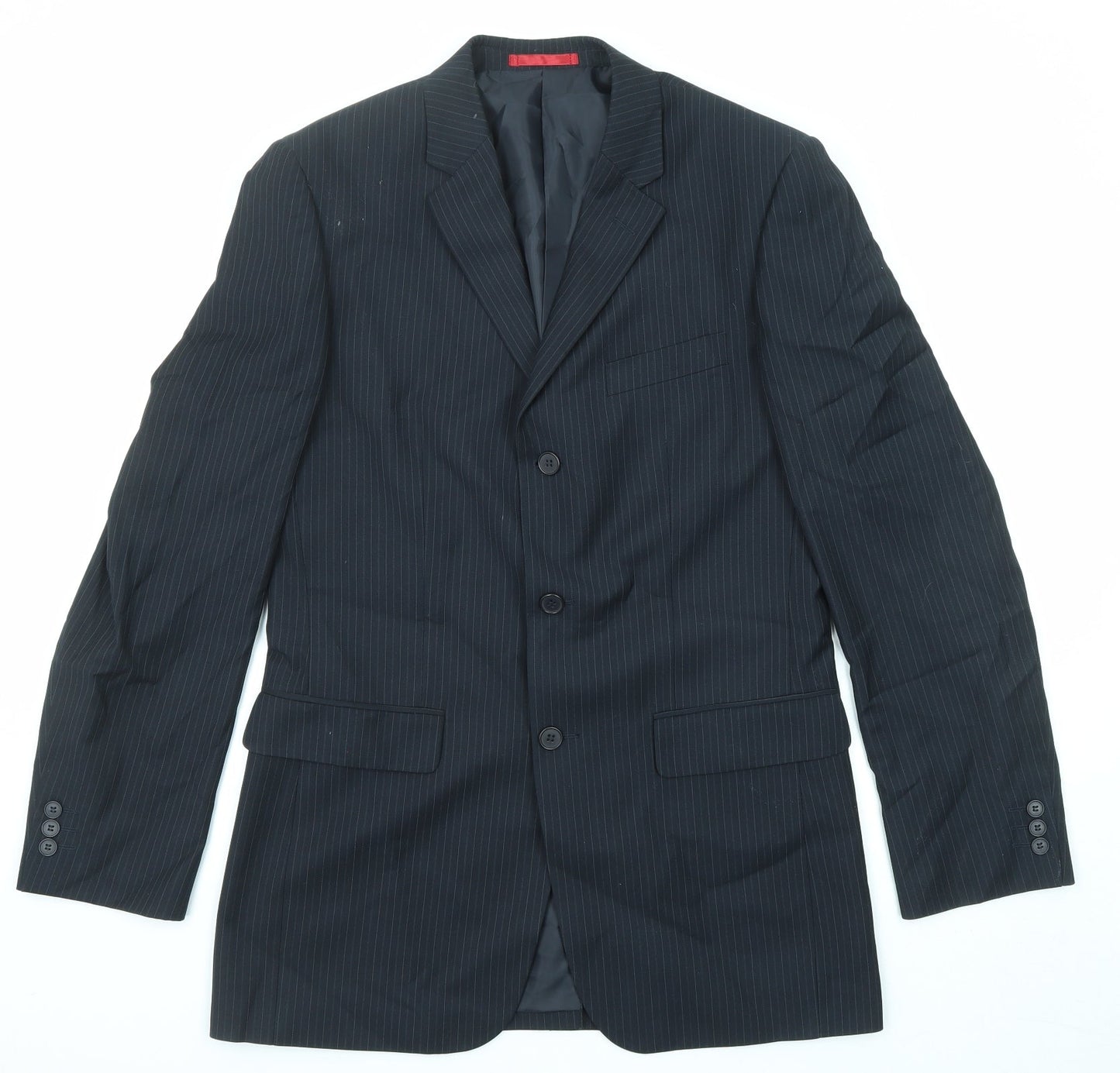 Mens UK Size 38 Burton Regular Blue Suit Jacket