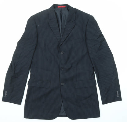 Mens UK Size 38 Burton Regular Blue Suit Jacket