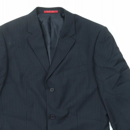 Mens UK Size 38 Burton Regular Blue Suit Jacket