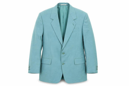 Essentials Mens Blue Wool Jacket Suit Jacket Size 44 Regular