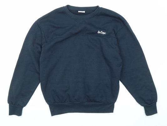 Mens UK Size S Lee Cooper Blue Pullover Sweatshirt