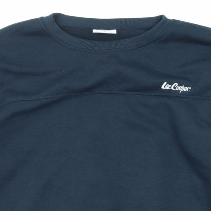 Mens UK Size S Lee Cooper Blue Pullover Sweatshirt