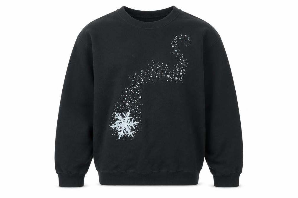 Mens UK Size M JERZEES Black Pullover Sweatshirt