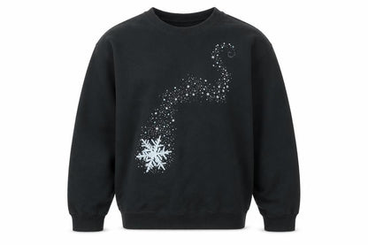 Mens UK Size M JERZEES Black Pullover Sweatshirt