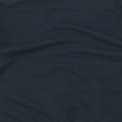 Mens UK Size M JERZEES Black Pullover Sweatshirt