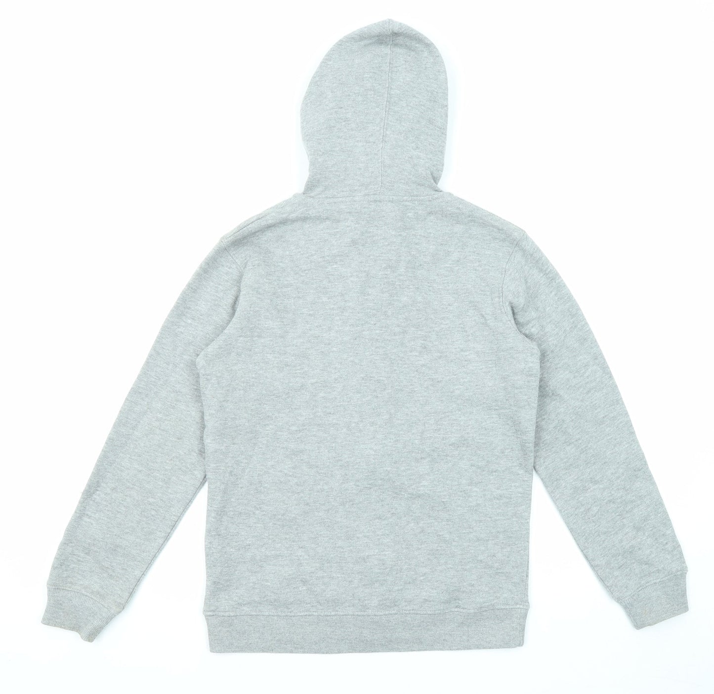 La Redoute Boys Grey Cotton Full Zip Hoodie Size 12 Years Pullover