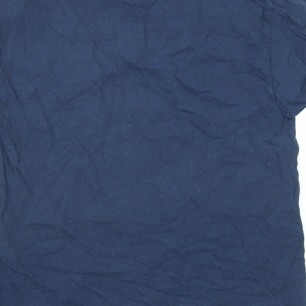 Gildan Boys Blue Cotton Basic T-Shirt Size S Round Neck Pullover - Little Sailor