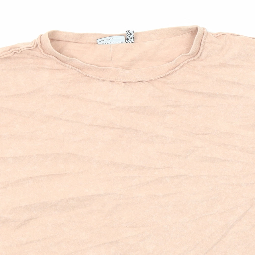 Womens UK Size 12 ASOS Pink Basic T-Shirt