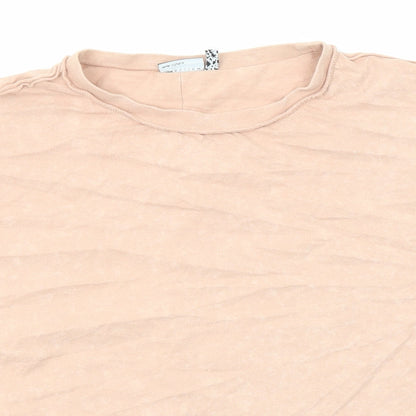 Womens UK Size 12 ASOS Pink Basic T-Shirt