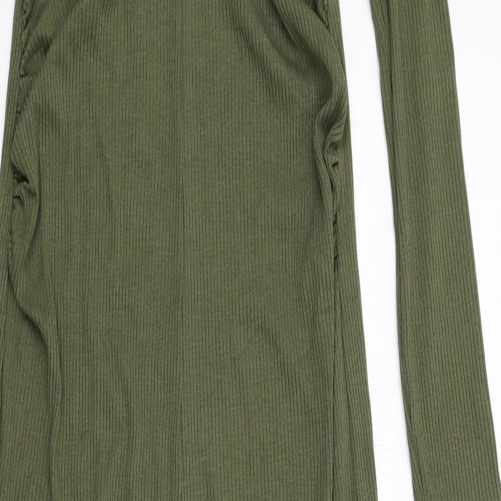 River Island Womens Green Viscose Jumpsuit One-Piece Size 6 L29 in Pullover