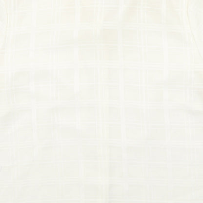 Bonmarché Womens Ivory Polyester Basic Button-Up Size 14 Collared