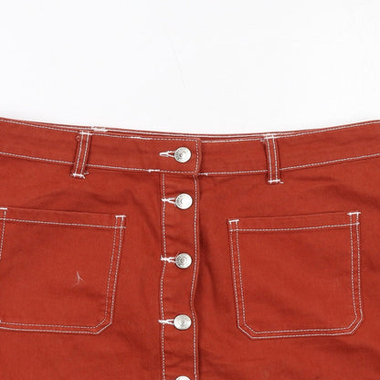 Womens UK Size 12 Denim & Co. A-Line Denim Skirt