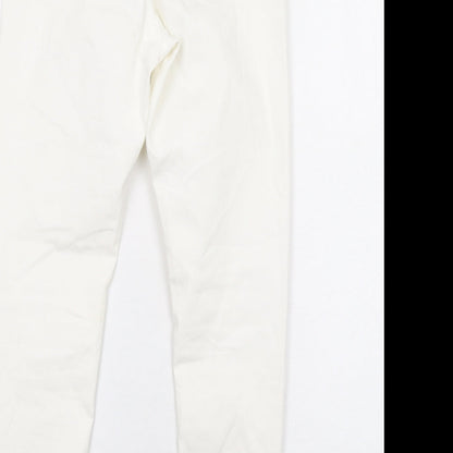 Womens UK Size 10 H&M Regular Fit Jegging White Jeans