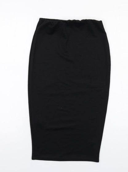 Missguided Womens Black Polyester Bandage Skirt Size 8