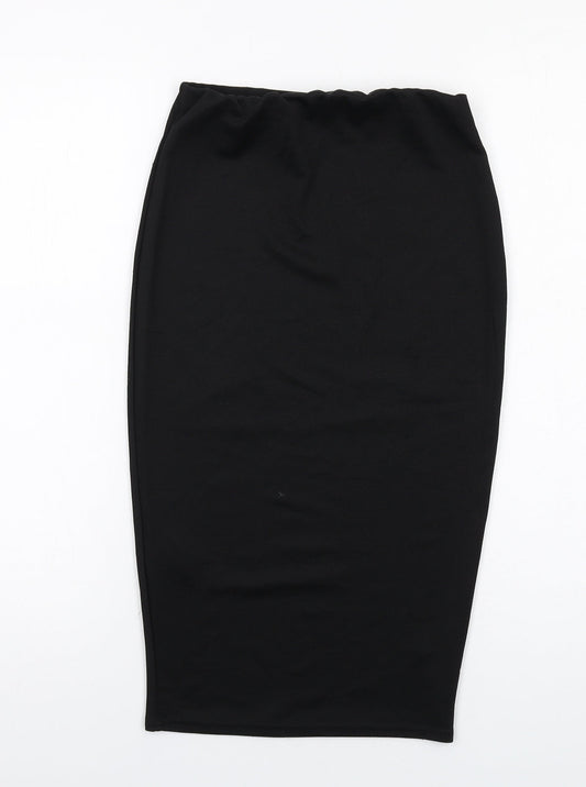 Missguided Womens Black Polyester Bandage Skirt Size 8
