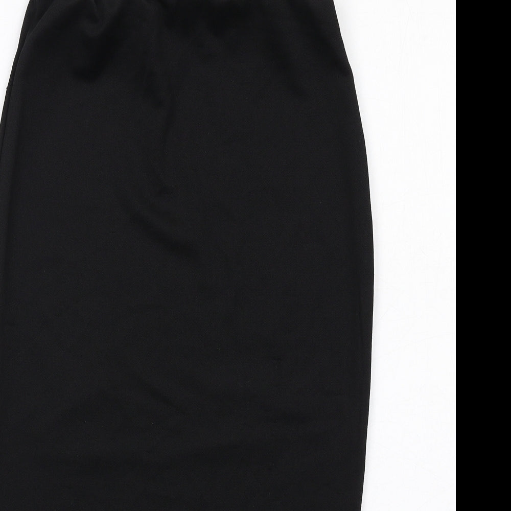 Missguided Womens Black Polyester Bandage Skirt Size 8