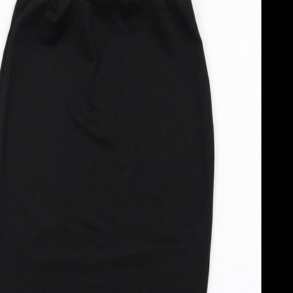 Missguided Womens Black Polyester Bandage Skirt Size 8