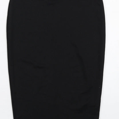 Missguided Womens Black Polyester Bandage Skirt Size 8