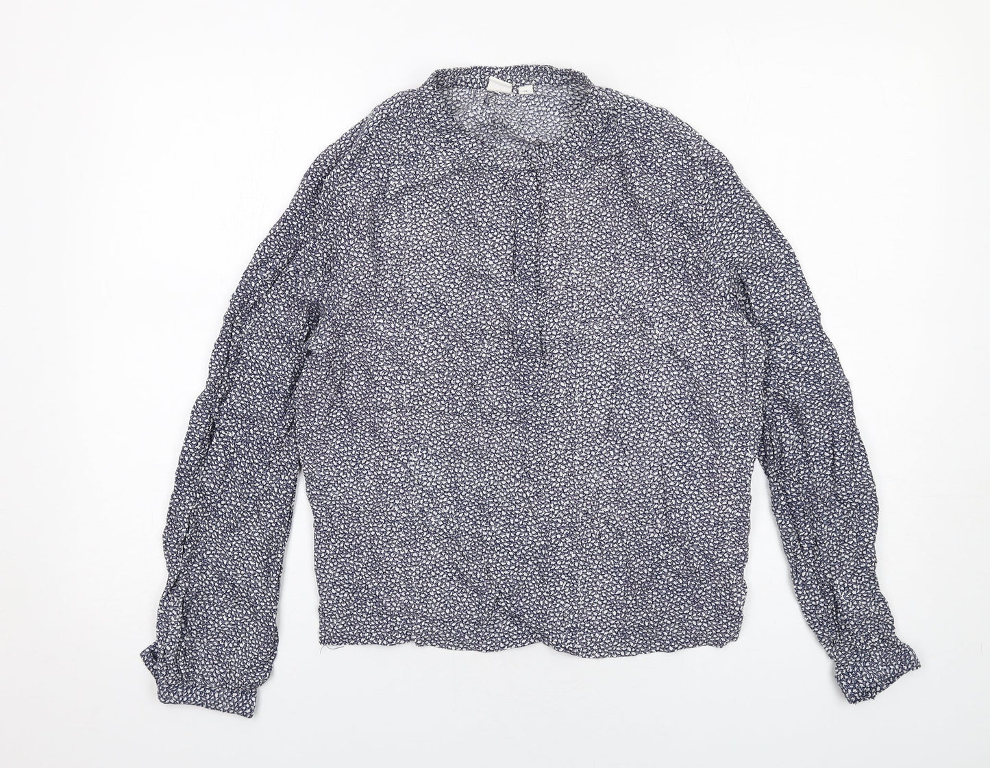 Womens UK Size S Gap Blue Basic Blouse