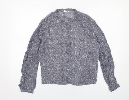 Womens UK Size S Gap Blue Basic Blouse