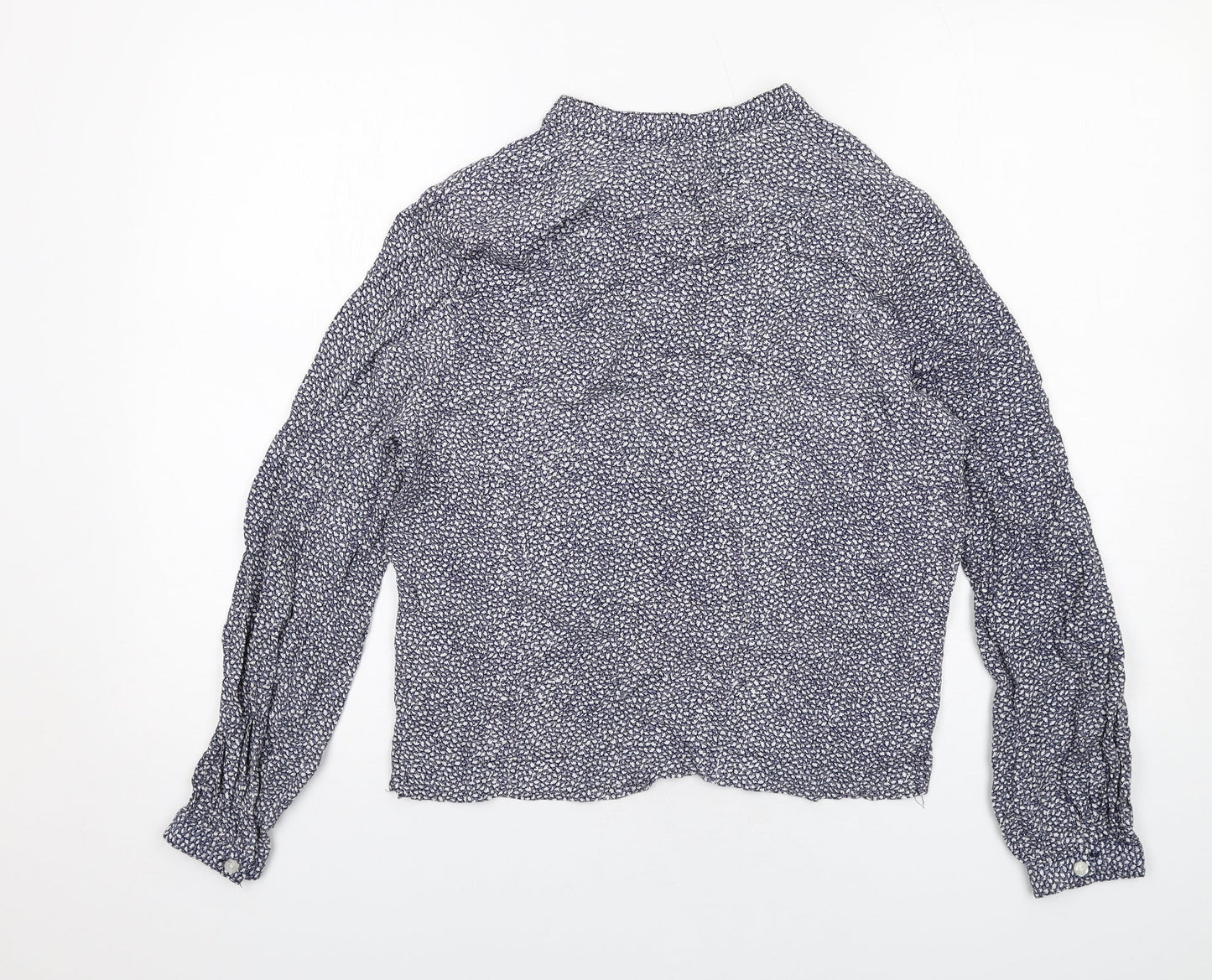 Womens UK Size S Gap Blue Basic Blouse