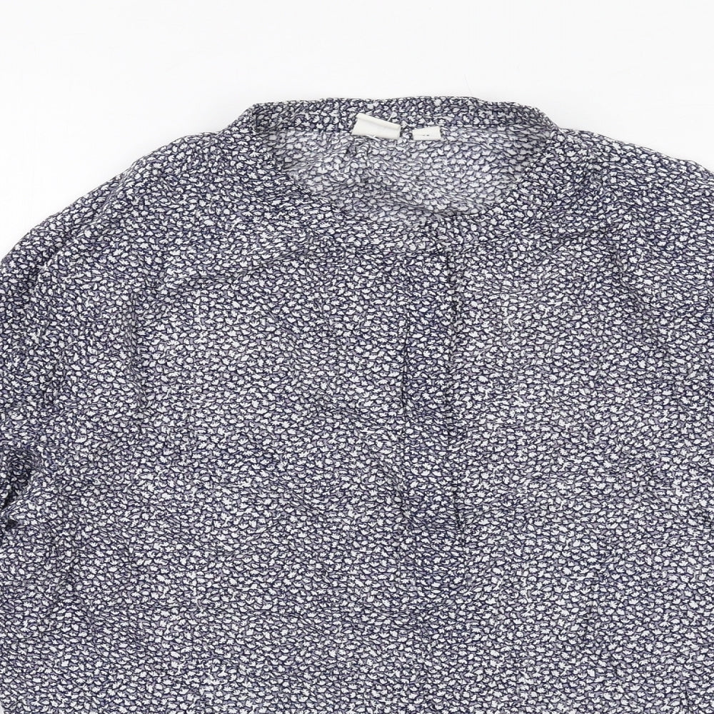 Womens UK Size S Gap Blue Basic Blouse