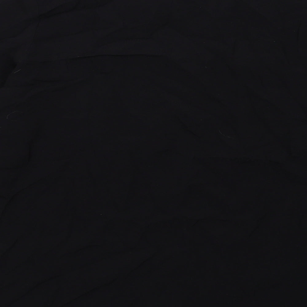 Womens UK Size 10 H&M Black Basic Blouse
