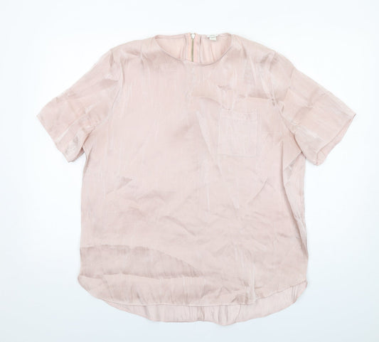 Womens UK Size 16 River Island Pink Basic Blouse