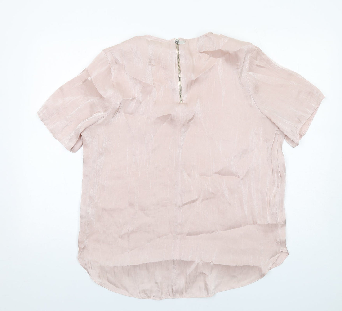 Womens UK Size 16 River Island Pink Basic Blouse