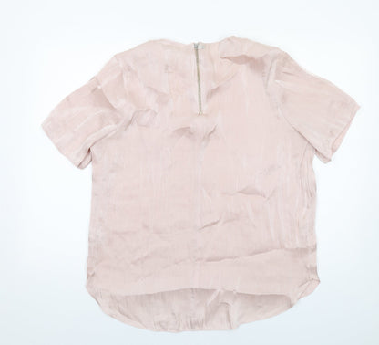 Womens UK Size 16 River Island Pink Basic Blouse
